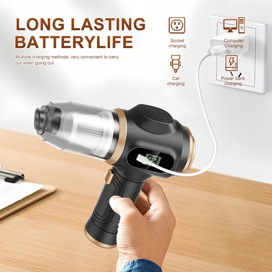 Multi-Functional Cordless Handheld Wireless Vacuum Cleaner