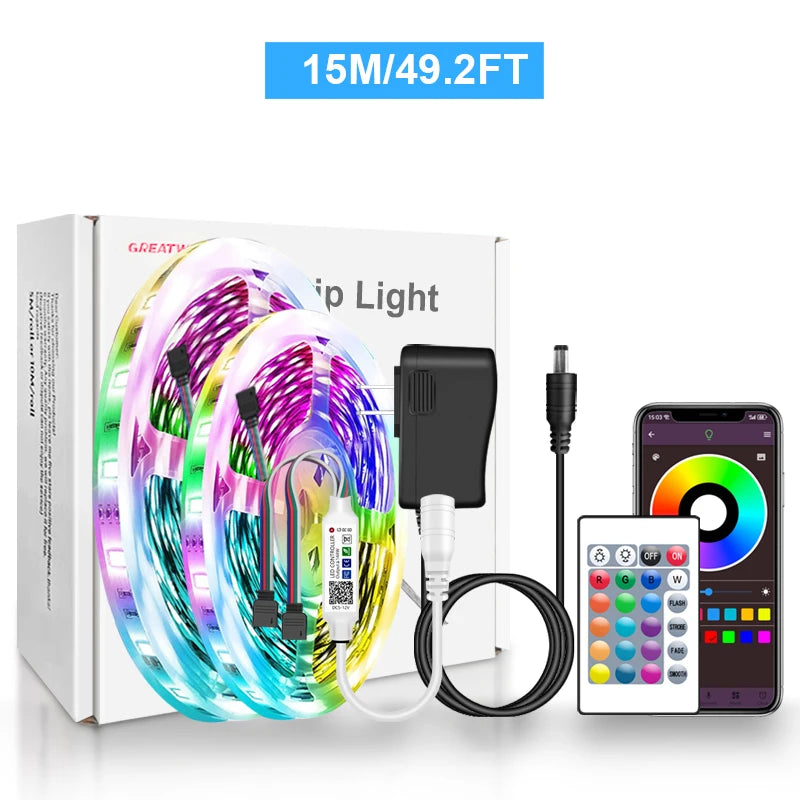 LED Strip Lights RGB 5050 Bluetooth APP Control